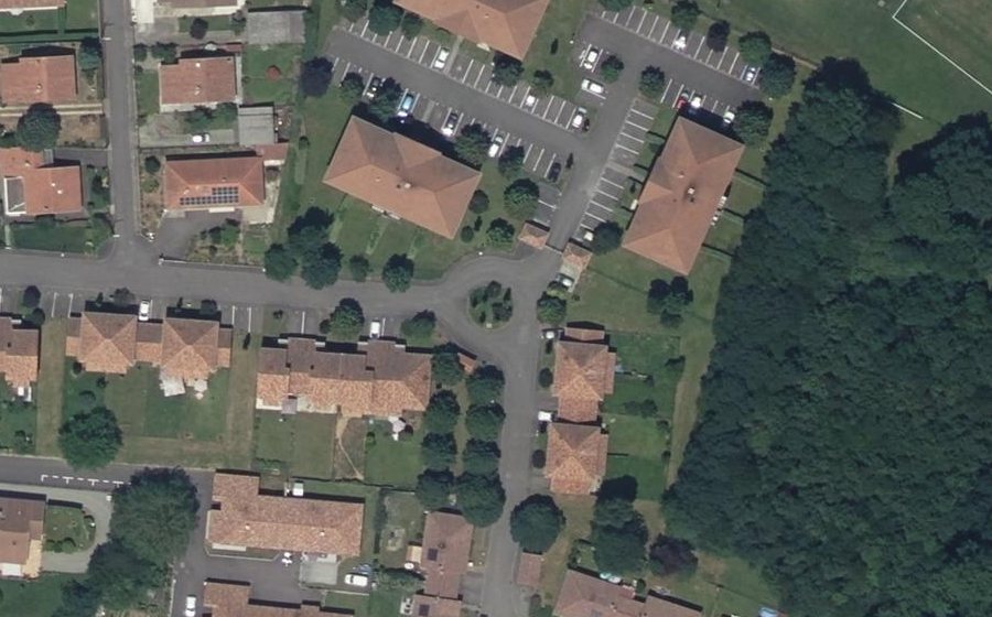 Vue aérienne du Rond-point anonyme n°55202180