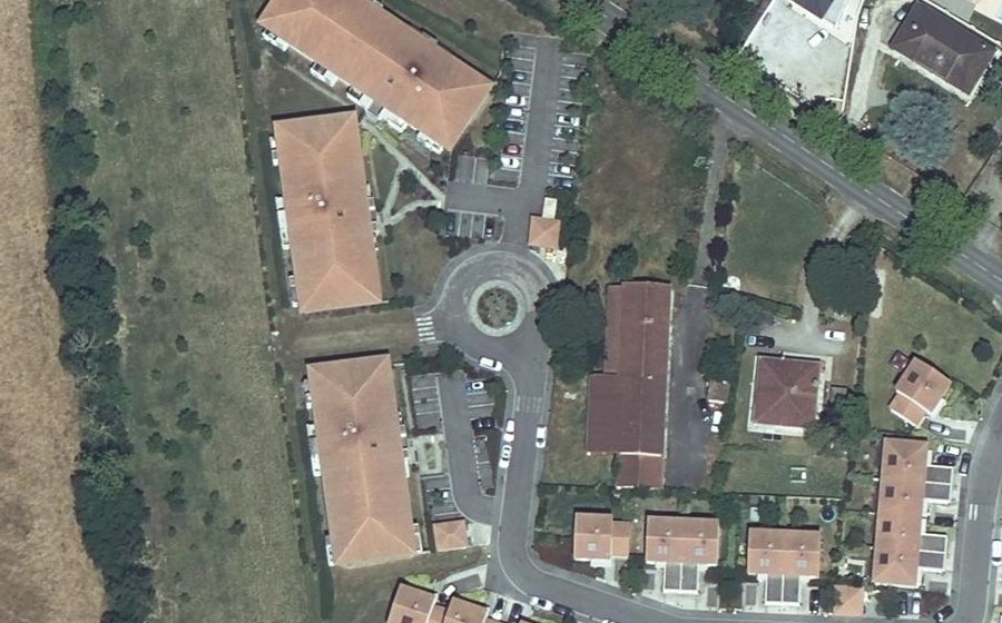 Vue aérienne du Impasse de Lussan