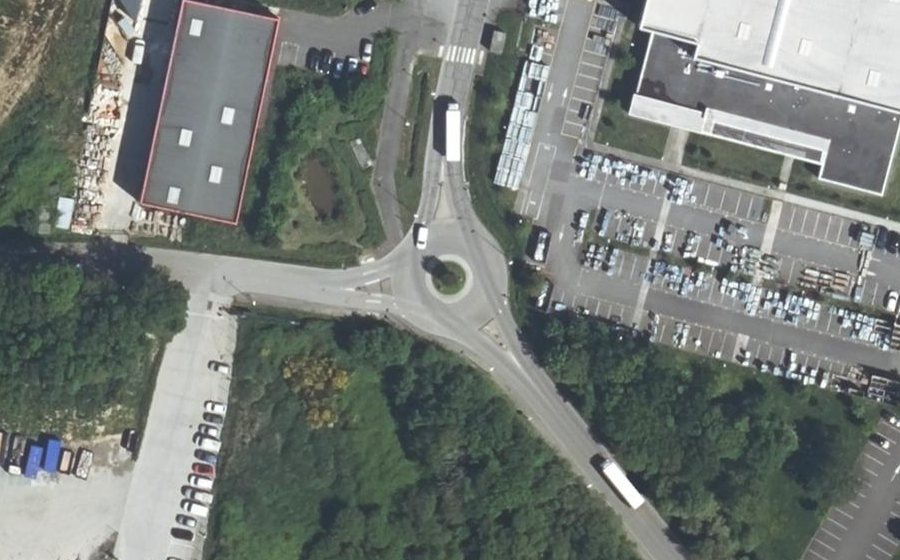 Vue aérienne du Route de Fondeline