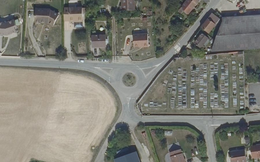 Vue aérienne du Rue de l'Étoile
