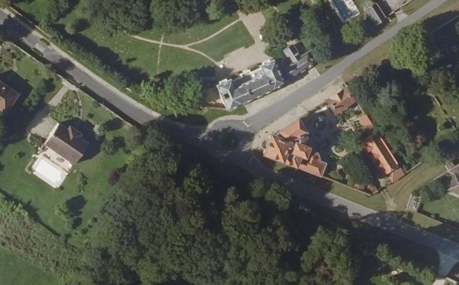 Vue aérienne du Rue du Vieux Pavé