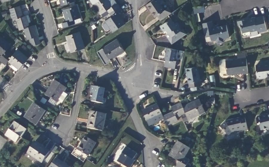 Vue aérienne du Allée des Tardivières
