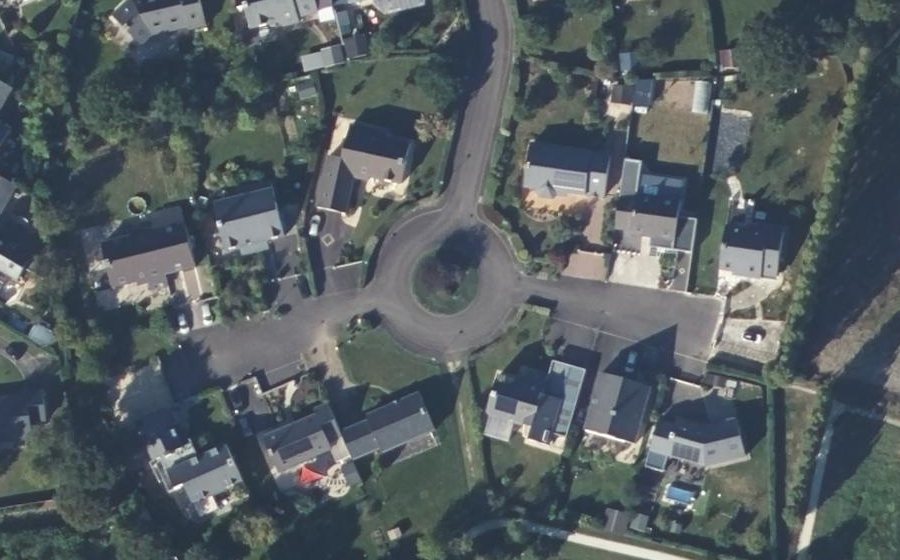 Vue aérienne du Rue de Marktheidenfeld