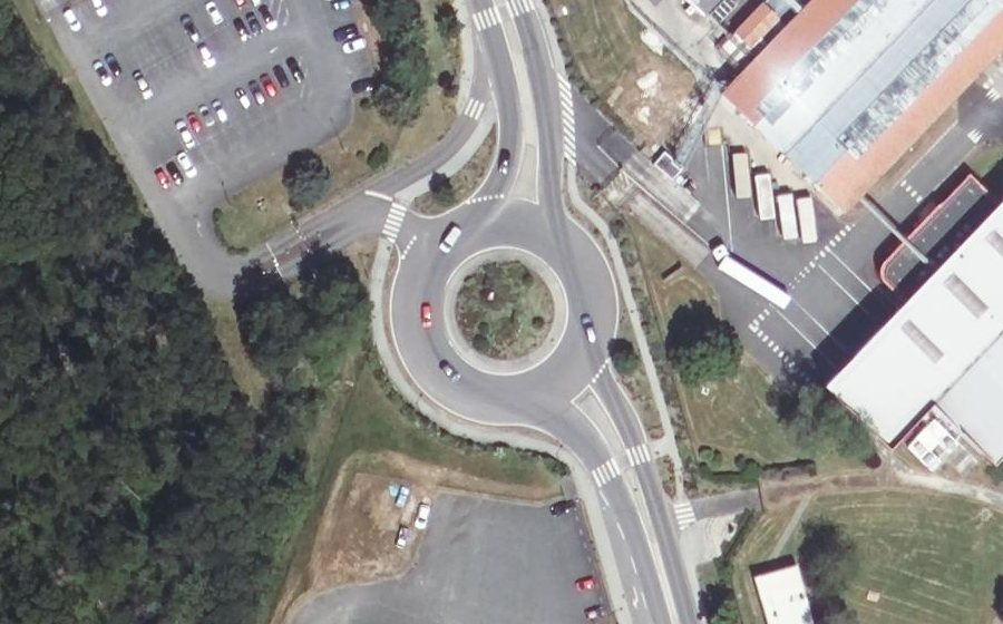Vue aérienne du Route de Gallardon