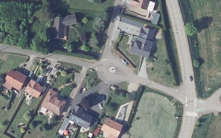 Vue aérienne du Voie Romaine