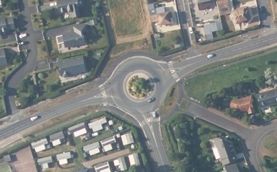 Vue aérienne du Avenue Guillaume le Conquérant
