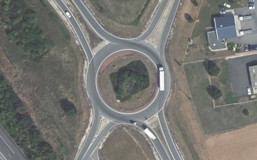 Vue aérienne du Porte de Trouy