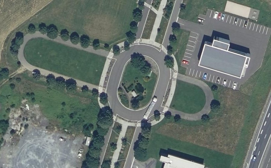 Vue aérienne du Avenue de l'Aéroport