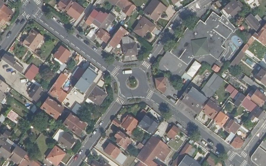 Vue aérienne du Place des Solidaires