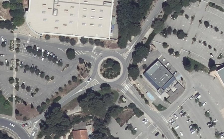Vue aérienne du Avenue du Grand Parc