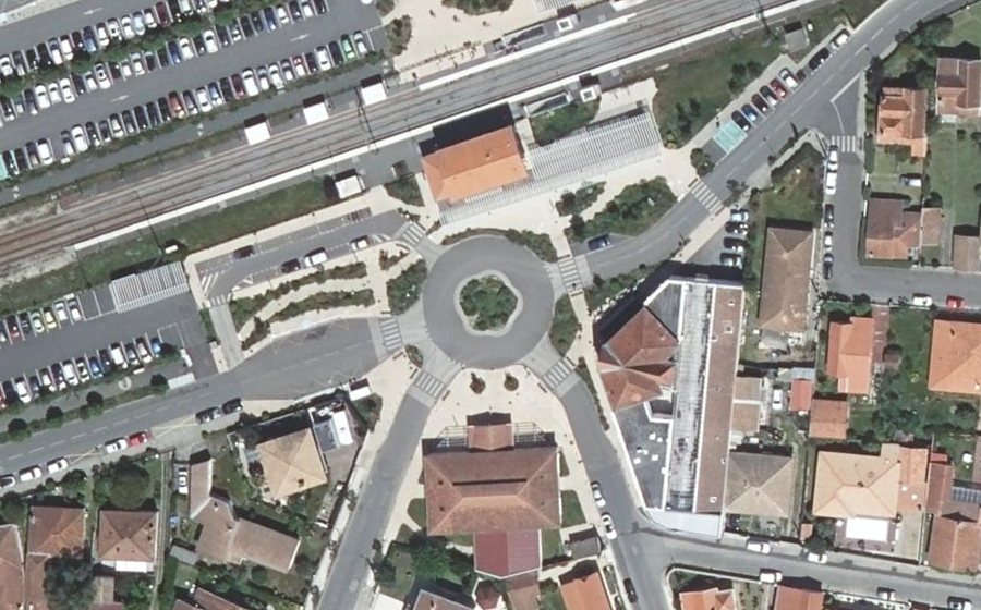 Vue aérienne du Rue Edmond Daubric