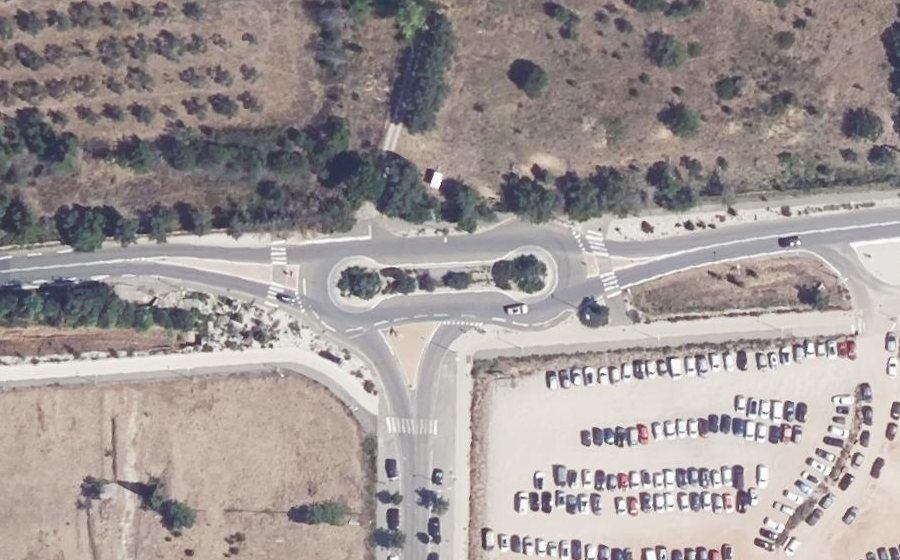 Vue aérienne du Giratoire du Technopole