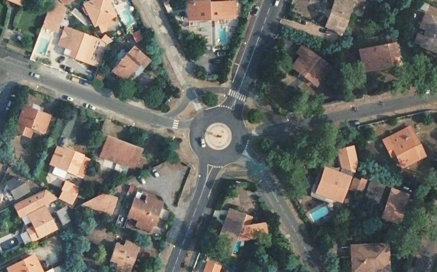 Vue aérienne du Avenue du Pyla