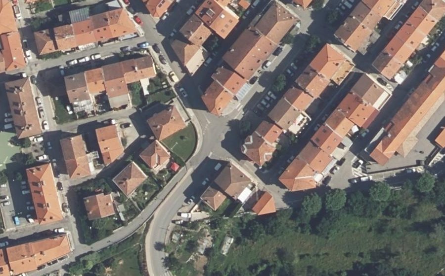 Vue aérienne du Rond-Point des Ficanas