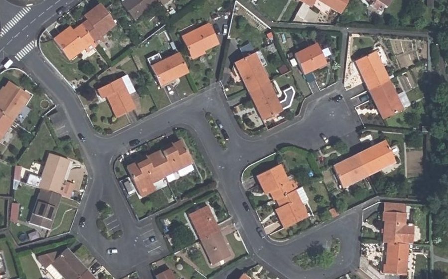 Vue aérienne du Rue des Tailleurs