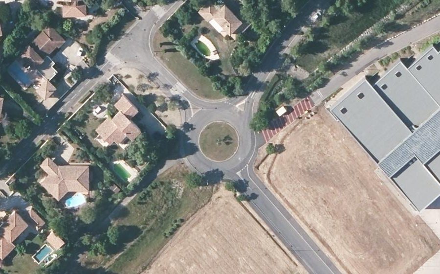 Vue aérienne du Rue de la Tour