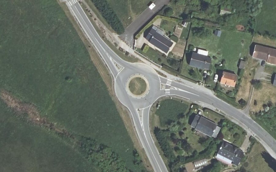 Vue aérienne du Route de Saint-Malo