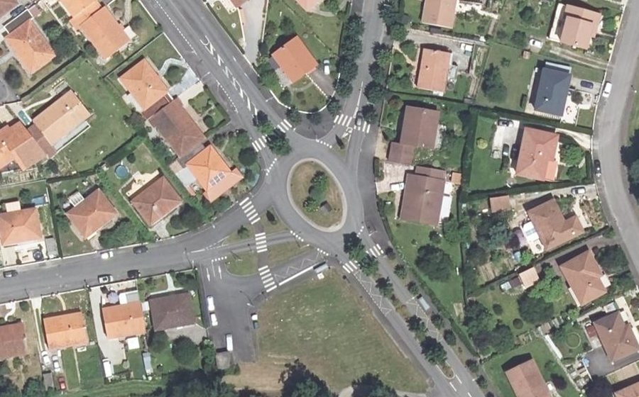 Vue aérienne du Rue Georges Clemenceau