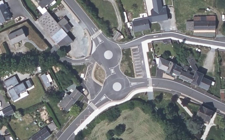 Vue aérienne du Rue de la Cordelière