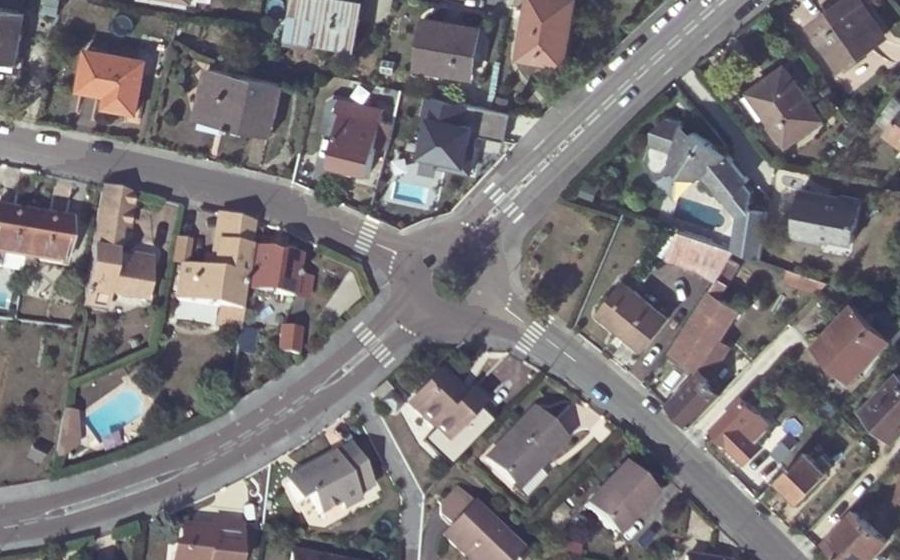 Vue aérienne du Rond-point anonyme n°59006598