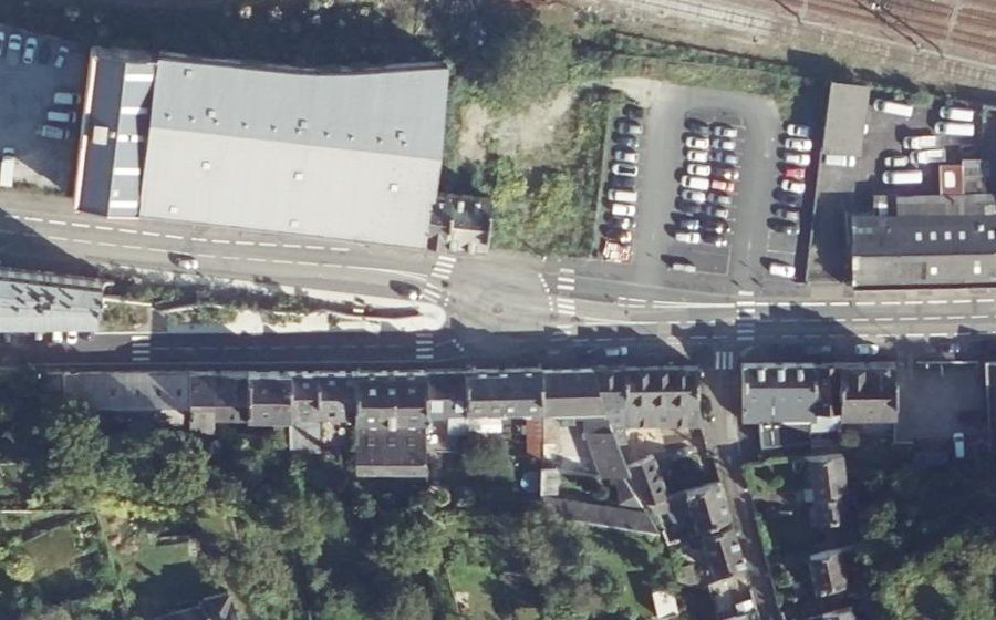 Vue aérienne du Rond-Point Éric Texier