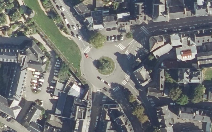 Vue aérienne du Place Alexandre Massé
