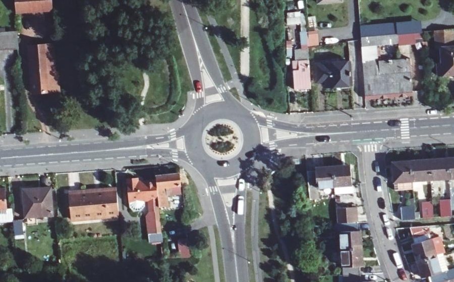 Vue aérienne du Avenue du Docteur Quettier
