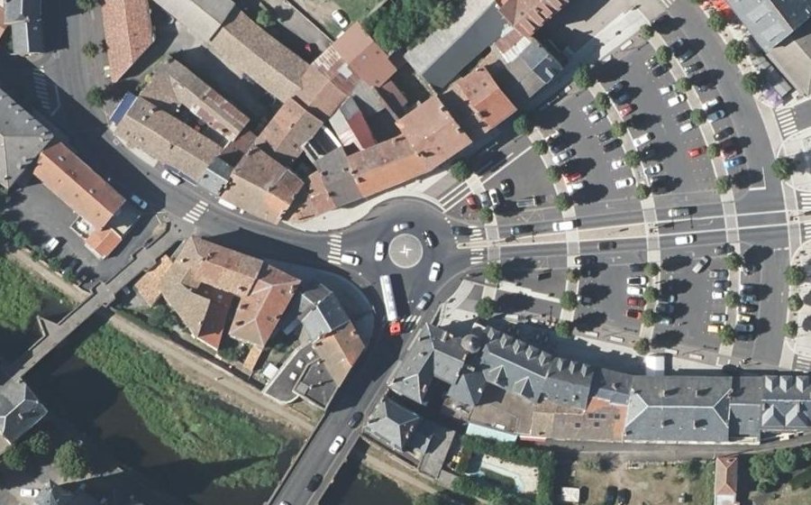 Vue aérienne du Place de la Liberté