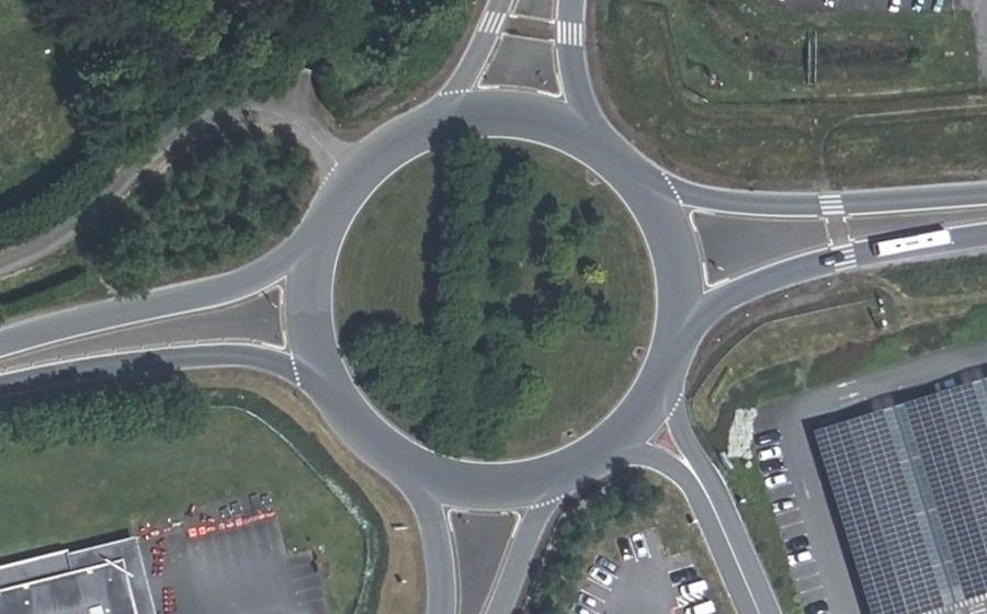 Vue aérienne du Porte de Normandie