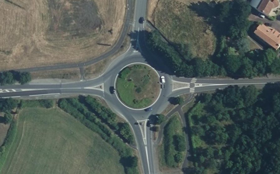 Vue aérienne du Porte de Rocheservière