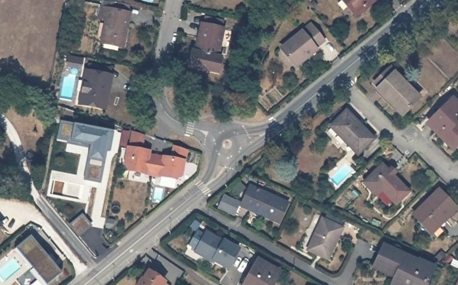 Vue aérienne du Avenue Jean Clerc