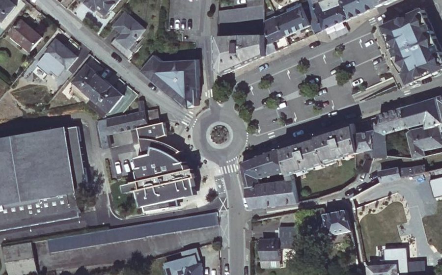 Vue aérienne du Place Gambetta