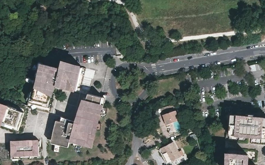 Vue aérienne du Place Raphaël