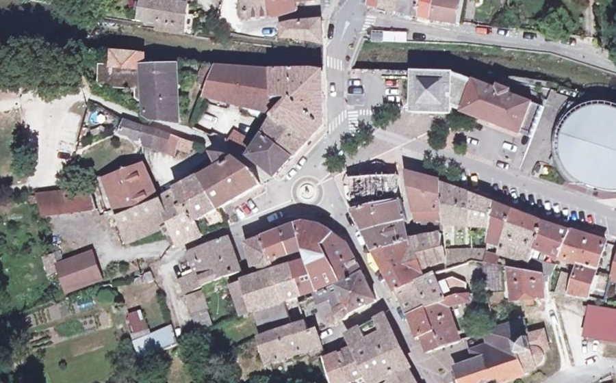 Vue aérienne de la Place Louis Reverdy