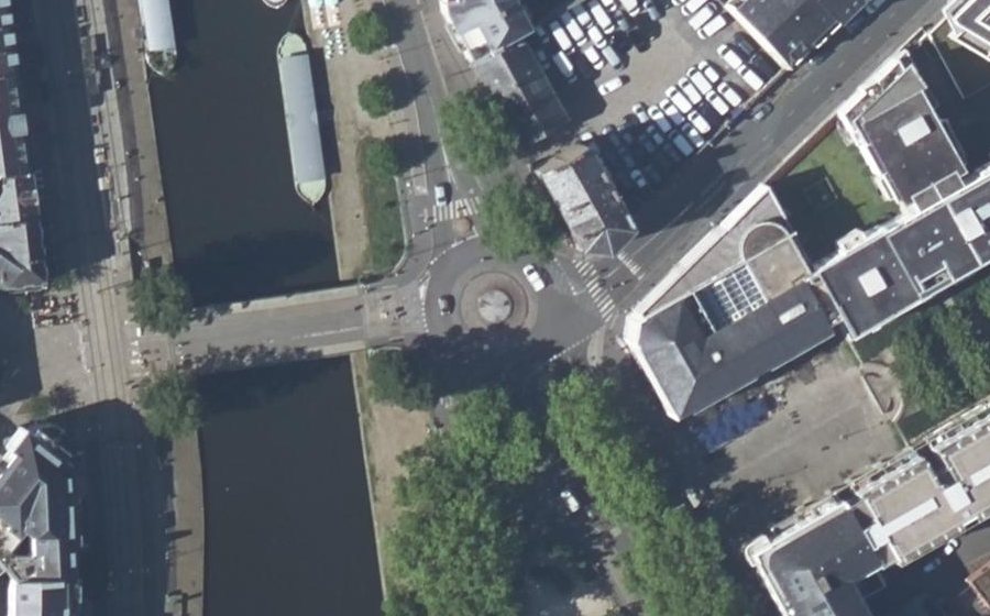 Vue aérienne du Place de la Bonde