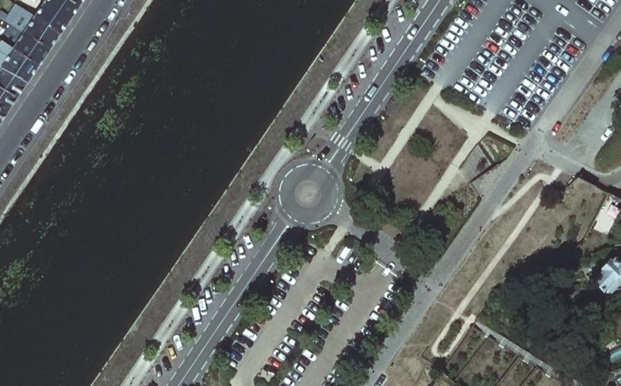 Vue aérienne du Quai Louis Blanc
