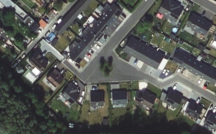 Vue aérienne du Rue Alphonse Delourme - Alfred Delourmestraat