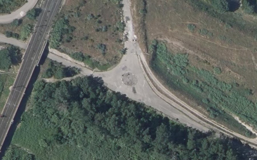 Vue aérienne du Chemin du Viaduc