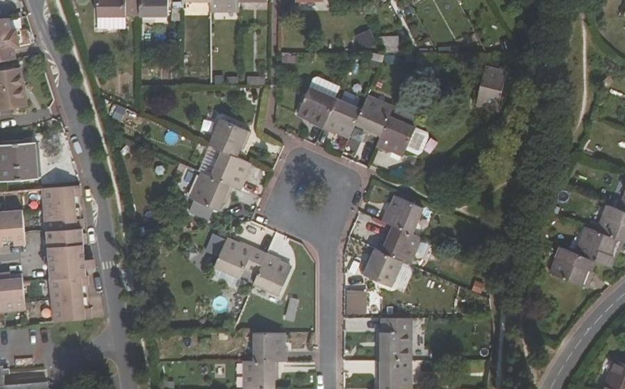 Vue aérienne du Rue du Moulin