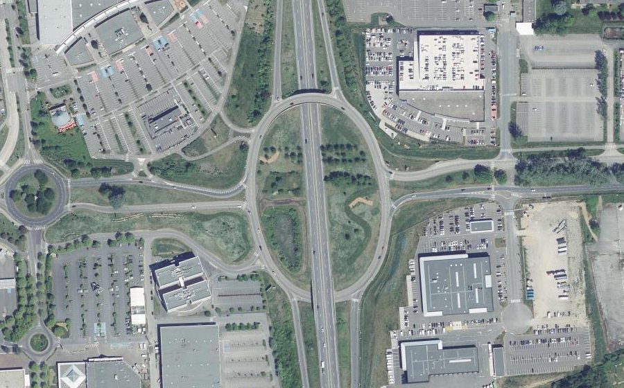 Vue aérienne du Rond-point anonyme n°6073872