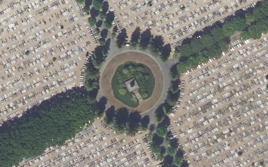 Vue aérienne du Allée Centrale