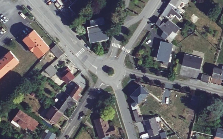 Vue aérienne du Place Jean Bonnaire