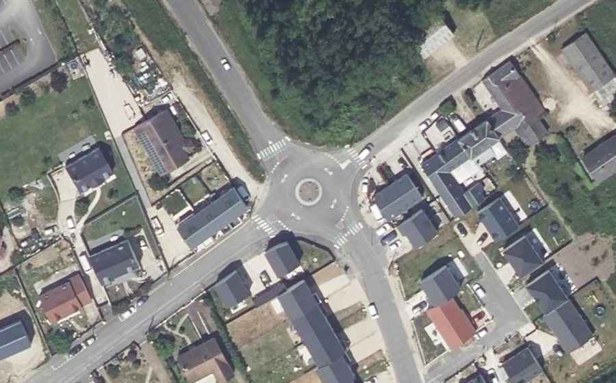 Vue aérienne du Rue de Charbonnière