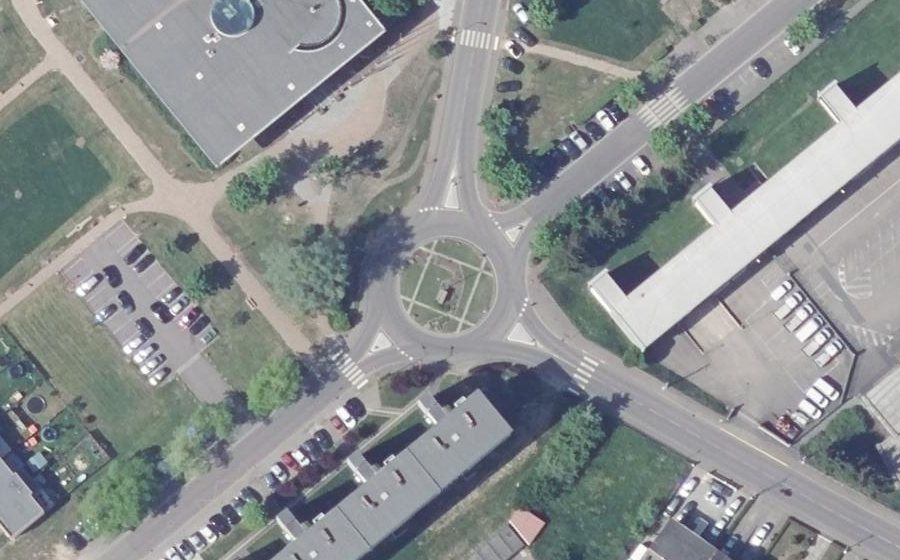 Vue aérienne du Rue de Forbach