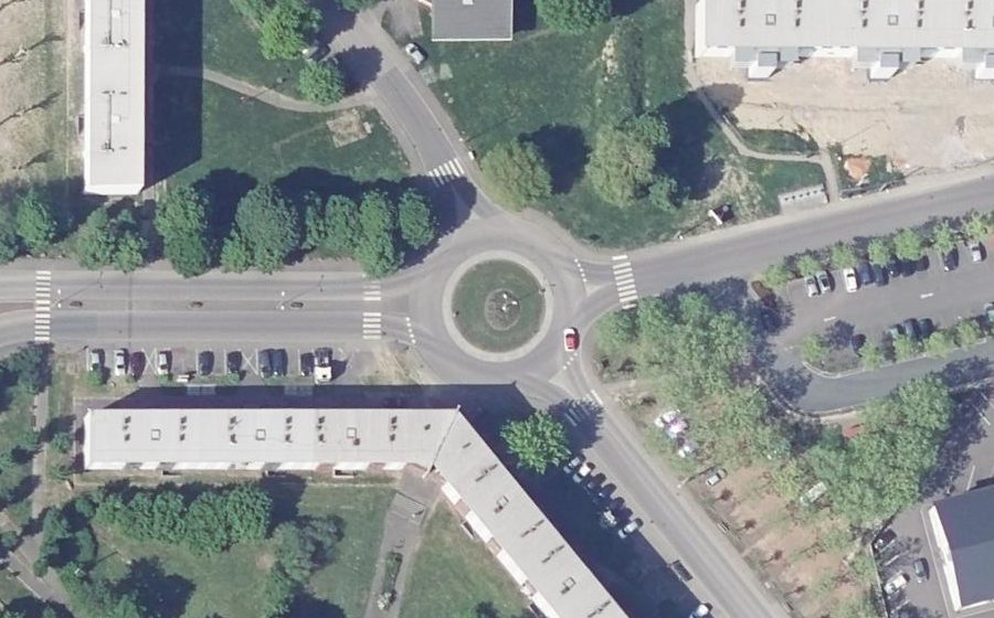 Vue aérienne du Rue Saint-Blaise