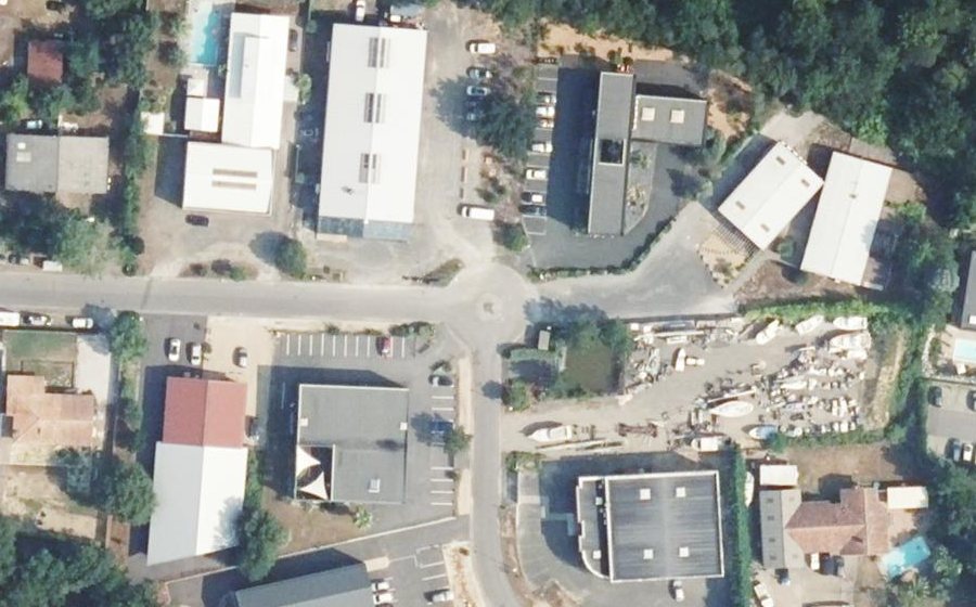 Vue aérienne du Avenue de Pascouaou