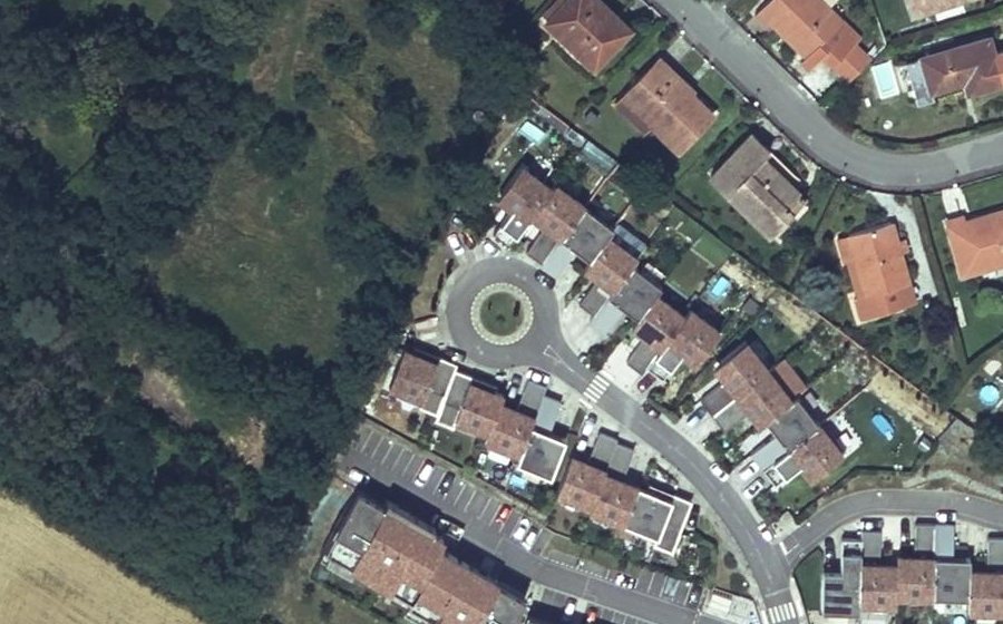 Vue aérienne du Avenue de la Clairière