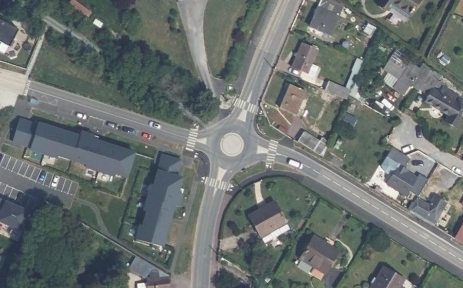 Vue aérienne du Rue de la Mer