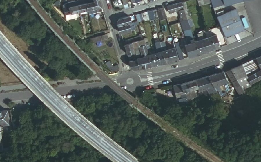 Vue aérienne du Rond-point anonyme n°614812012