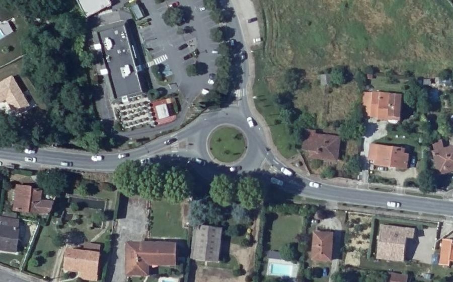 Vue aérienne du Avenue Georges Spénale